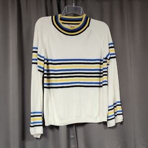 Hem & Thread Multicolor Striped Sweater